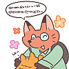 고양이 만지는 만화